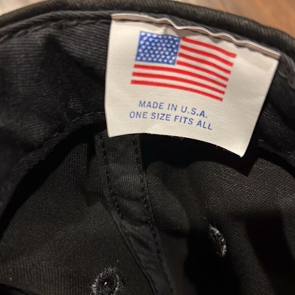 BUDWEISER - NASCAR Official Beer Sponsor Vtg 90s Black  BUD Dad Skate Hat Cap - Picture 8 of 9